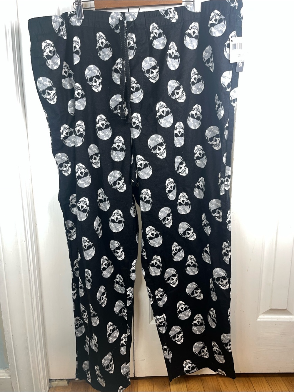 NWT Joe Boxer XXXL men’s pajama lounge flannel pants skull goth Halloween